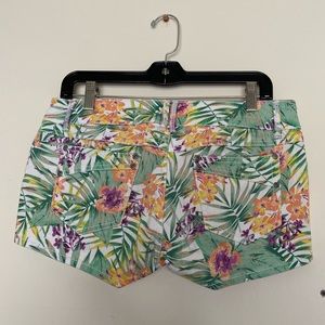 Floral Jean Shorts